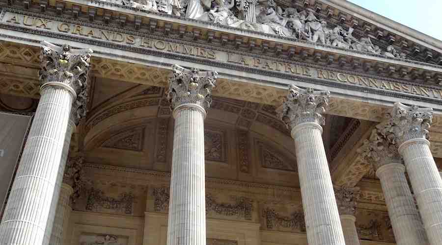 facade, pantheon, paris